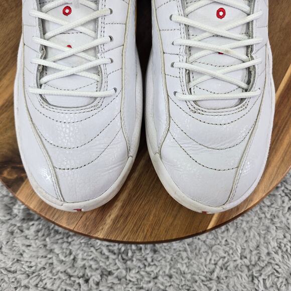 Jordan 12 Retro FIBA 2019 White Athletic Casual Daily Sneaker Mens 9 130690-107 - Picture 6 of 13